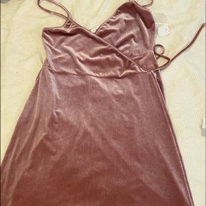 BP Velvet Like Wrap Dress, NWT, Medium